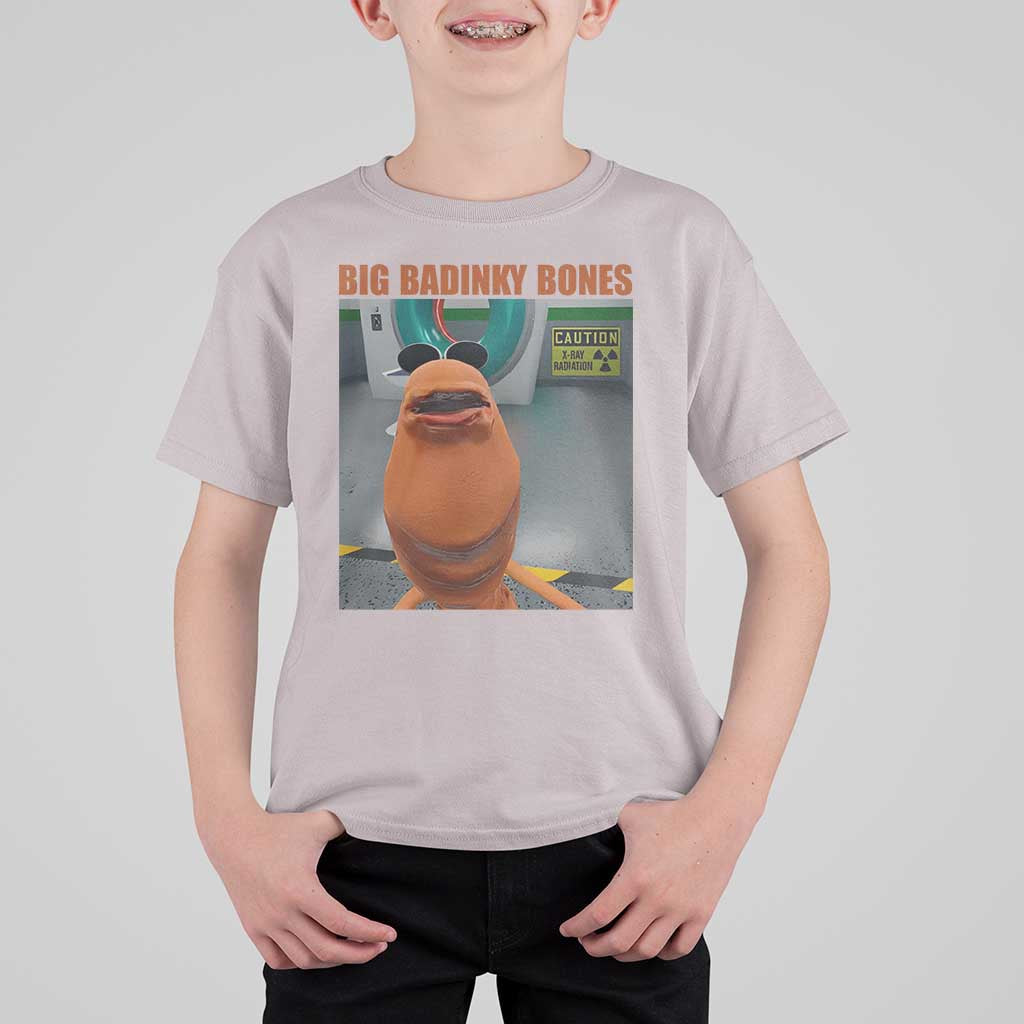 Marcus The Worm Meme T Shirt For Kid Big Badinky Bones - Wonder Print Shop