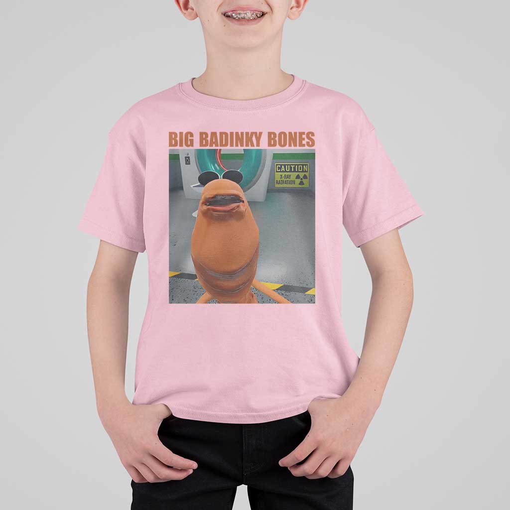 Marcus The Worm Meme T Shirt For Kid Big Badinky Bones - Wonder Print Shop