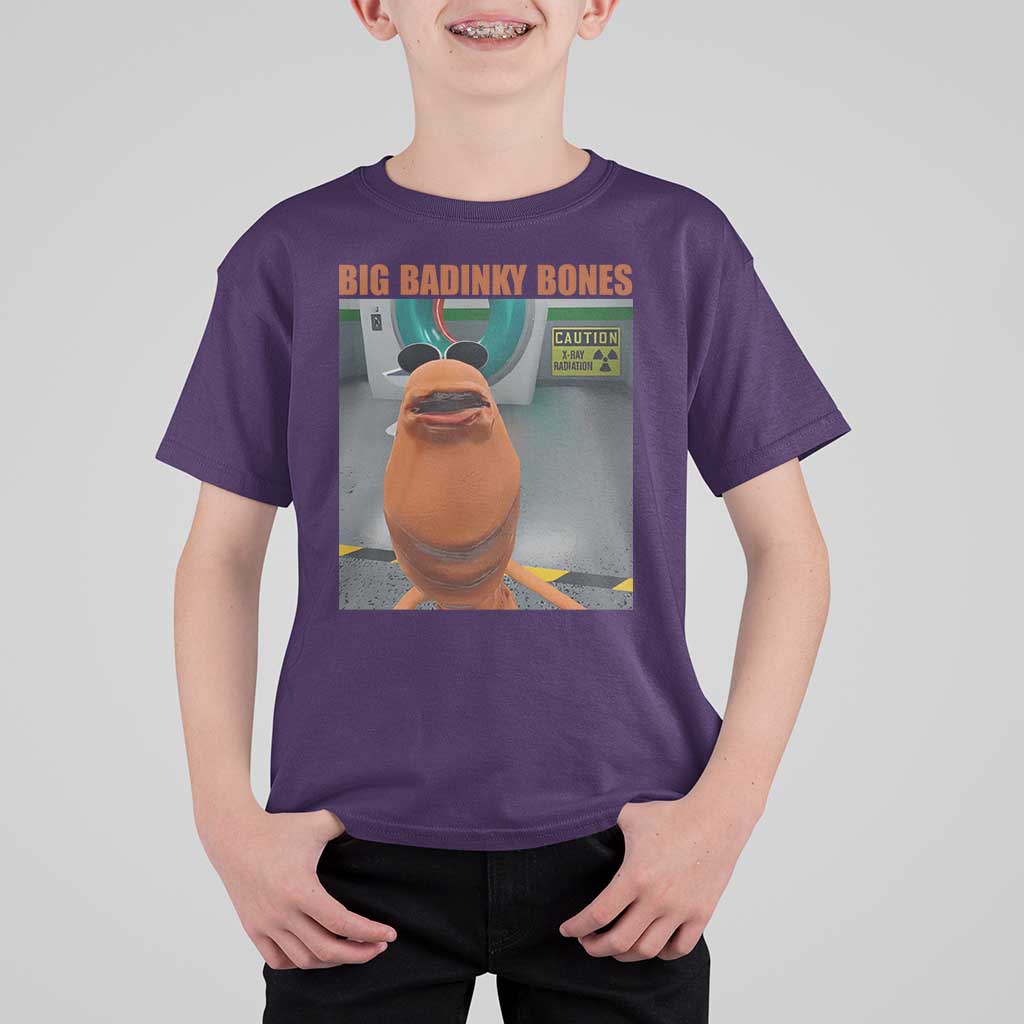Marcus The Worm Meme T Shirt For Kid Big Badinky Bones - Wonder Print Shop