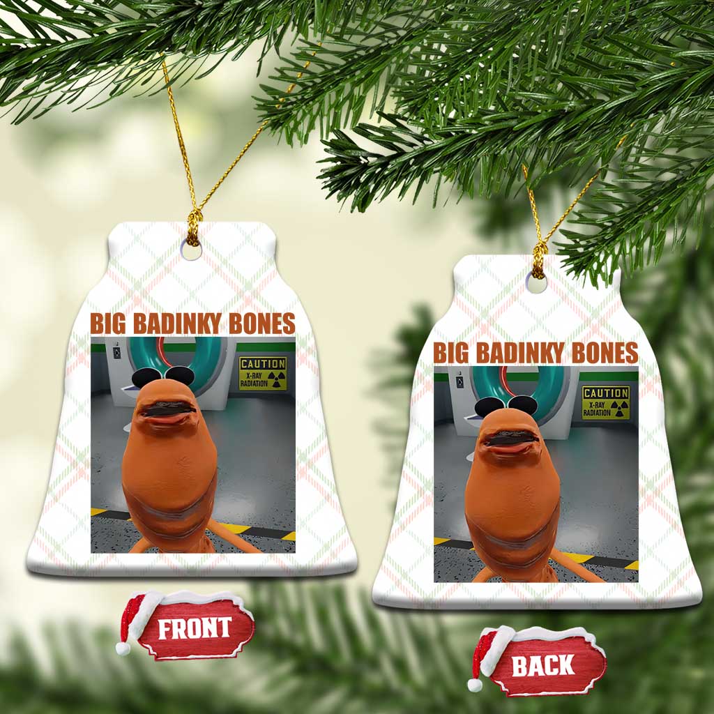 Marcus The Worm Meme Ceramic Ornament Big Badinky Bones - Wonder Print Shop