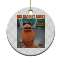 Marcus The Worm Meme Ceramic Ornament Big Badinky Bones - Wonder Print Shop