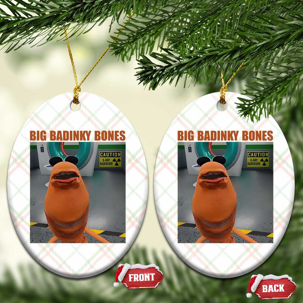 Marcus The Worm Meme Ceramic Ornament Big Badinky Bones - Wonder Print Shop