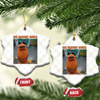 Marcus The Worm Meme Ceramic Ornament Big Badinky Bones - Wonder Print Shop