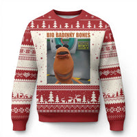Marcus The Worm Meme Ugly Christmas Sweater Big Badinky Bones - Wonder Print Shop