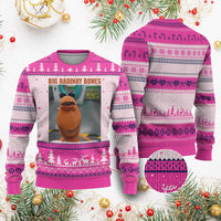 Marcus The Worm Meme Ugly Christmas Sweater Big Badinky Bones - Wonder Print Shop