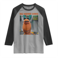 Marcus The Worm Meme Raglan Shirt Big Badinky Bones - Wonder Print Shop