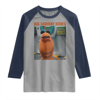 Marcus The Worm Meme Raglan Shirt Big Badinky Bones - Wonder Print Shop