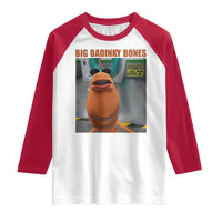 Marcus The Worm Meme Raglan Shirt Big Badinky Bones - Wonder Print Shop