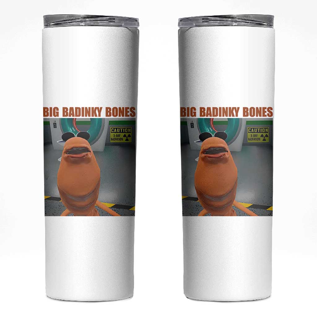 Marcus The Worm Meme Skinny Tumbler Big Badinky Bones - Wonder Print Shop