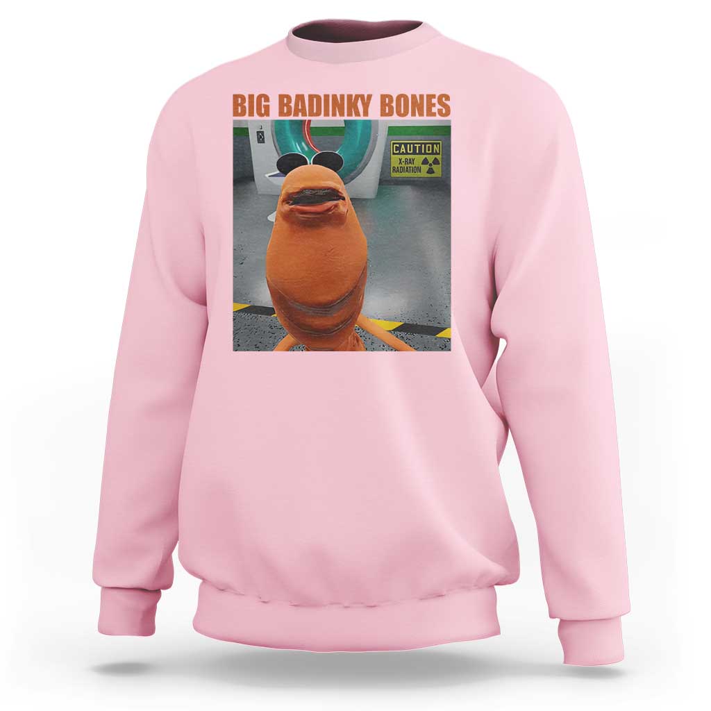 Marcus The Worm Meme Sweatshirt Big Badinky Bones - Wonder Print Shop
