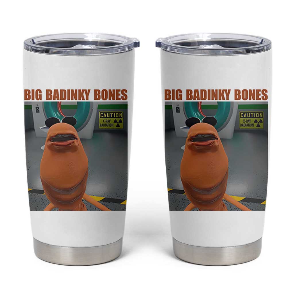 Marcus The Worm Meme Tumbler Cup Big Badinky Bones - Wonder Print Shop
