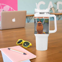 Marcus The Worm Meme Tumbler With Handle Big Badinky Bones - Wonder Print Shop