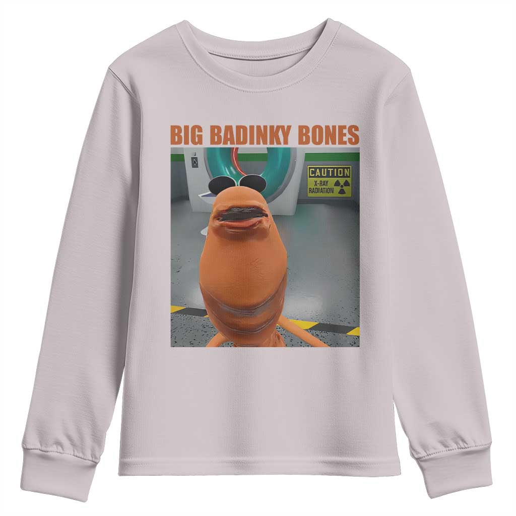 Marcus The Worm Meme Youth Sweatshirt Big Badinky Bones - Wonder Print Shop