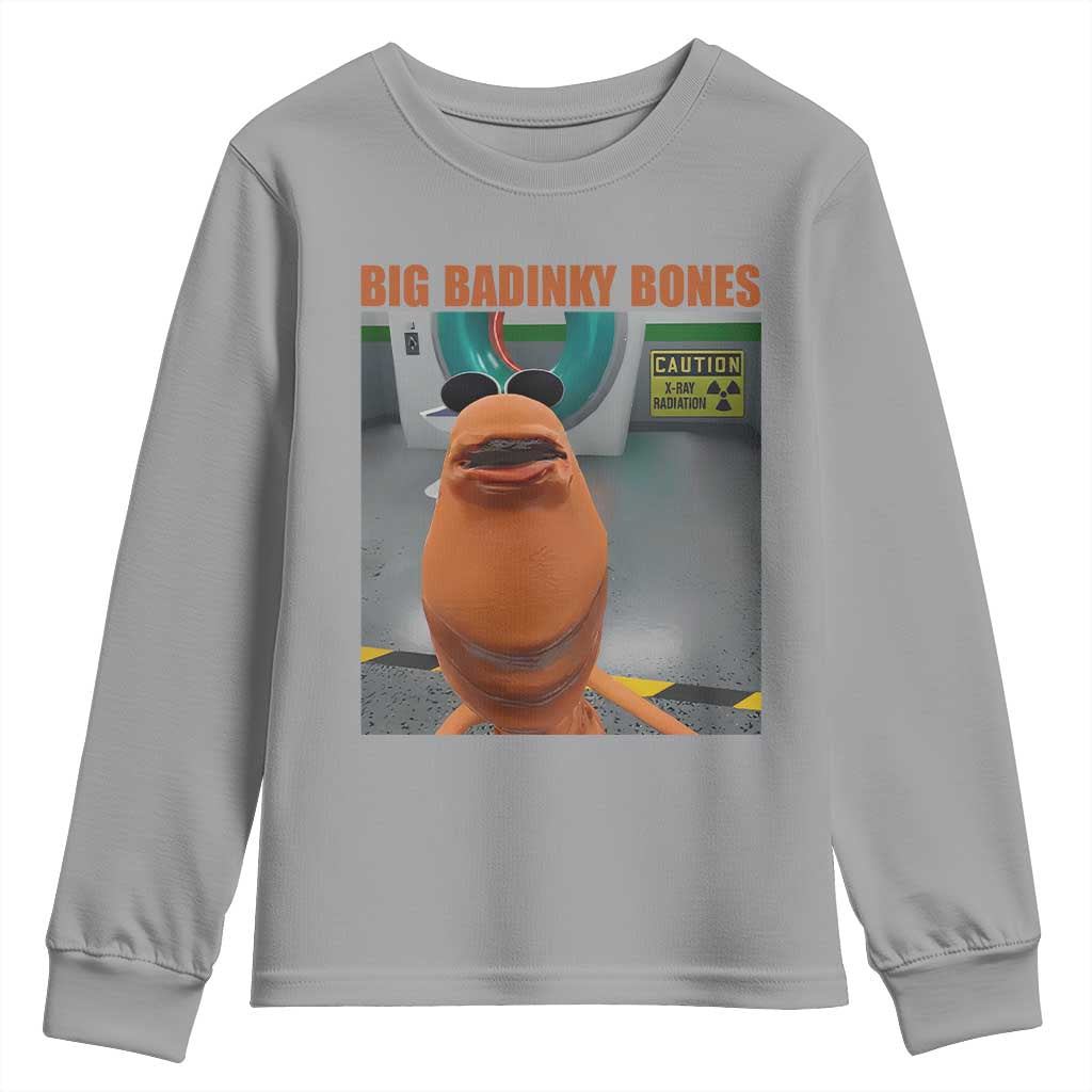 Marcus The Worm Meme Youth Sweatshirt Big Badinky Bones - Wonder Print Shop