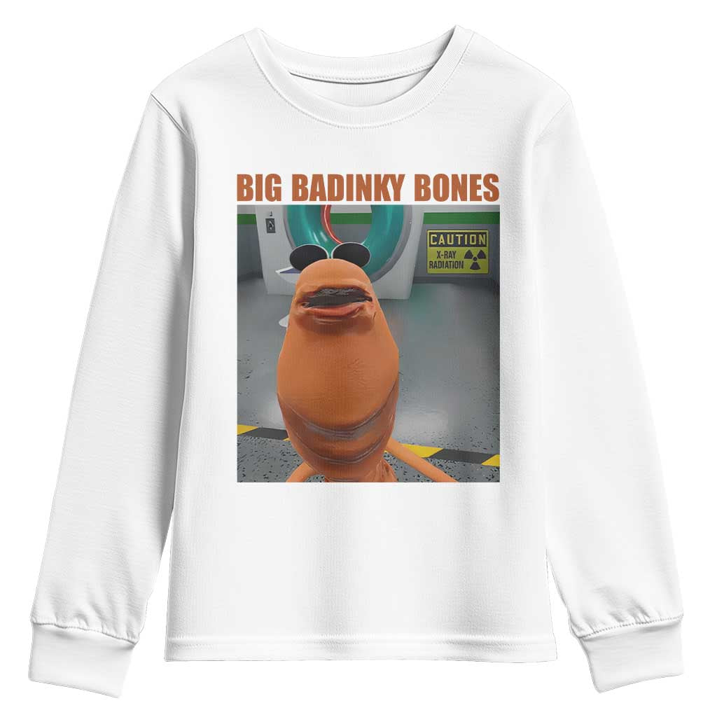 Marcus The Worm Meme Youth Sweatshirt Big Badinky Bones - Wonder Print Shop