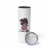 F Caw Love Skinny Tumbler Funny Anti Valentines Day Gothic Bird Meme