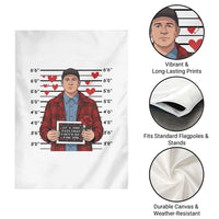 Ed Gein Valentine Meme Garden Flag Funny Horror Movie - Wonder Print Shop