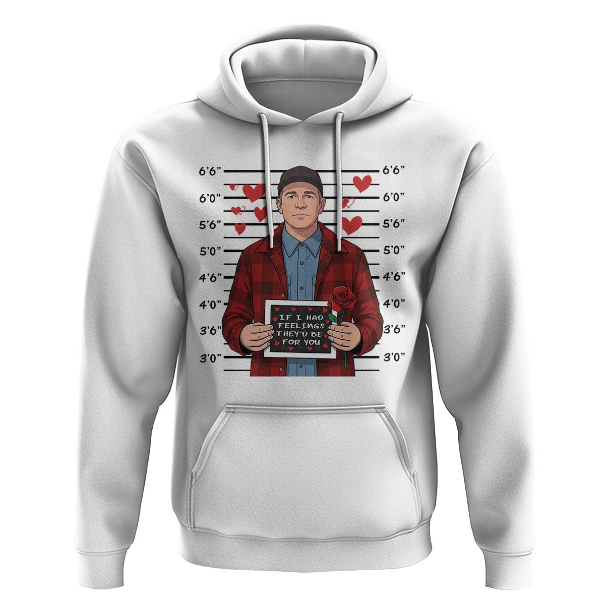 Ed Gein Valentine Meme Hoodie Funny Horror Movie - Wonder Print Shop