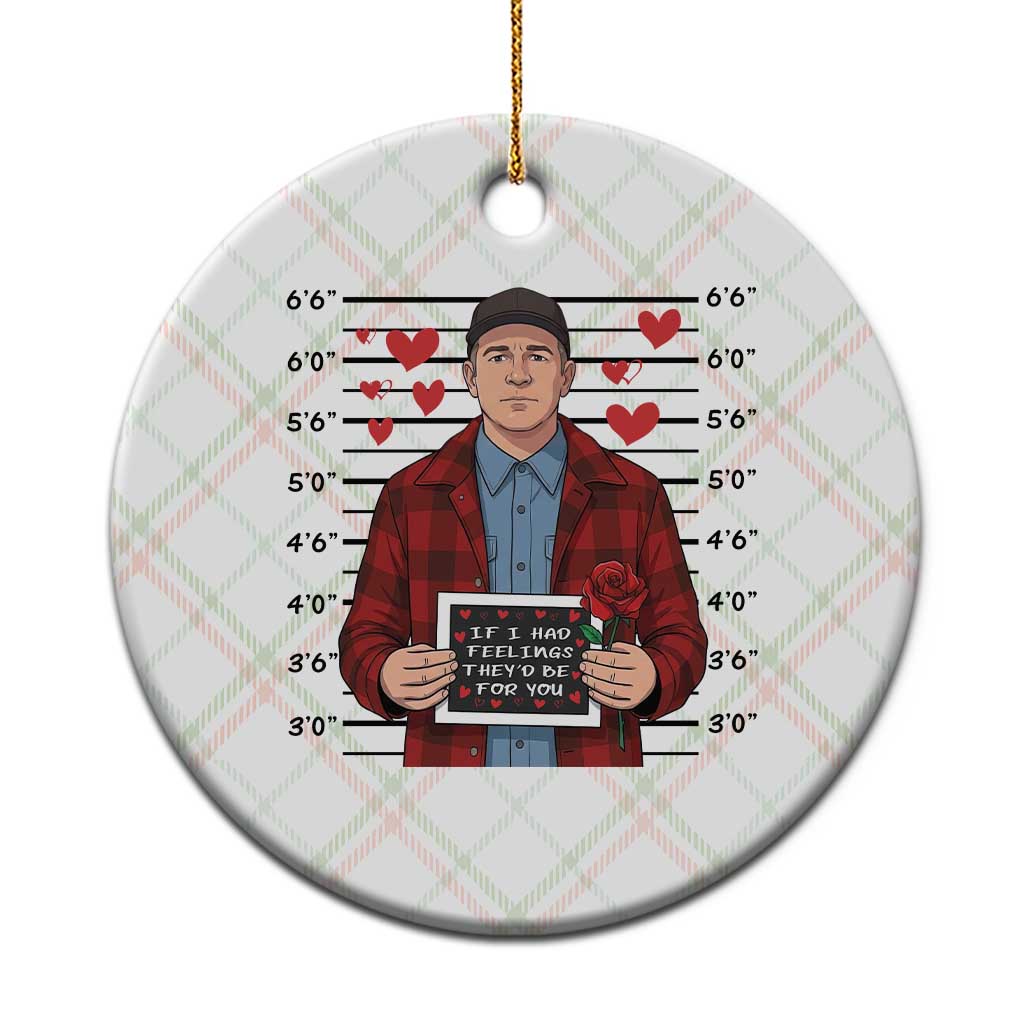 Ed Gein Valentine Meme Ceramic Ornament Funny Horror Movie - Wonder Print Shop