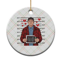Ed Gein Valentine Meme Ceramic Ornament Funny Horror Movie - Wonder Print Shop