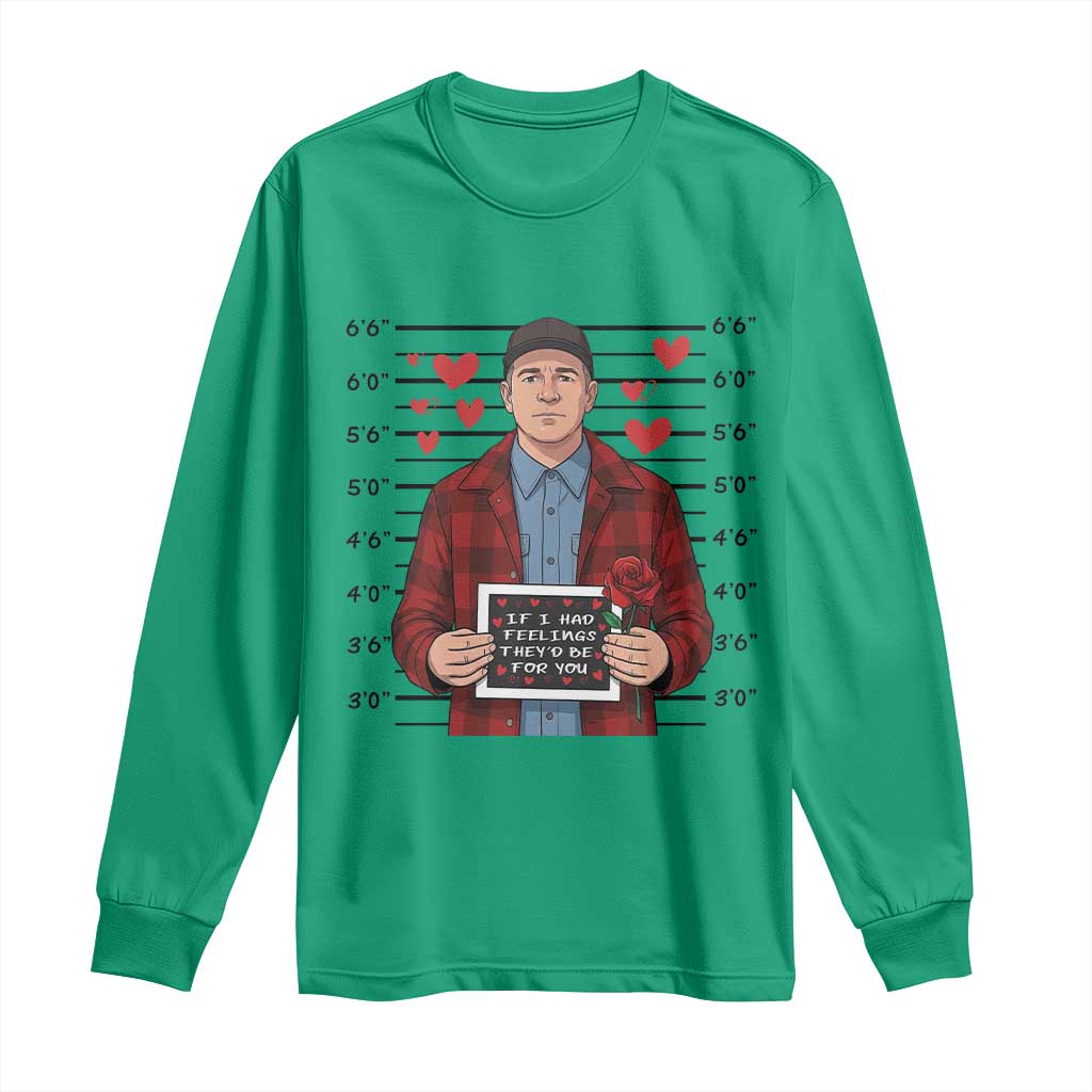Ed Gein Valentine Meme Long Sleeve Shirt Funny Horror Movie - Wonder Print Shop