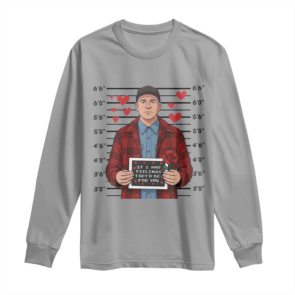 Ed Gein Valentine Meme Long Sleeve Shirt Funny Horror Movie - Wonder Print Shop