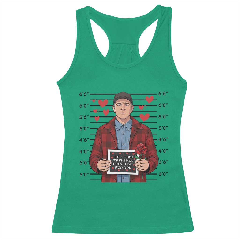 Ed Gein Valentine Meme Racerback Tank Top Funny Horror Movie - Wonder Print Shop