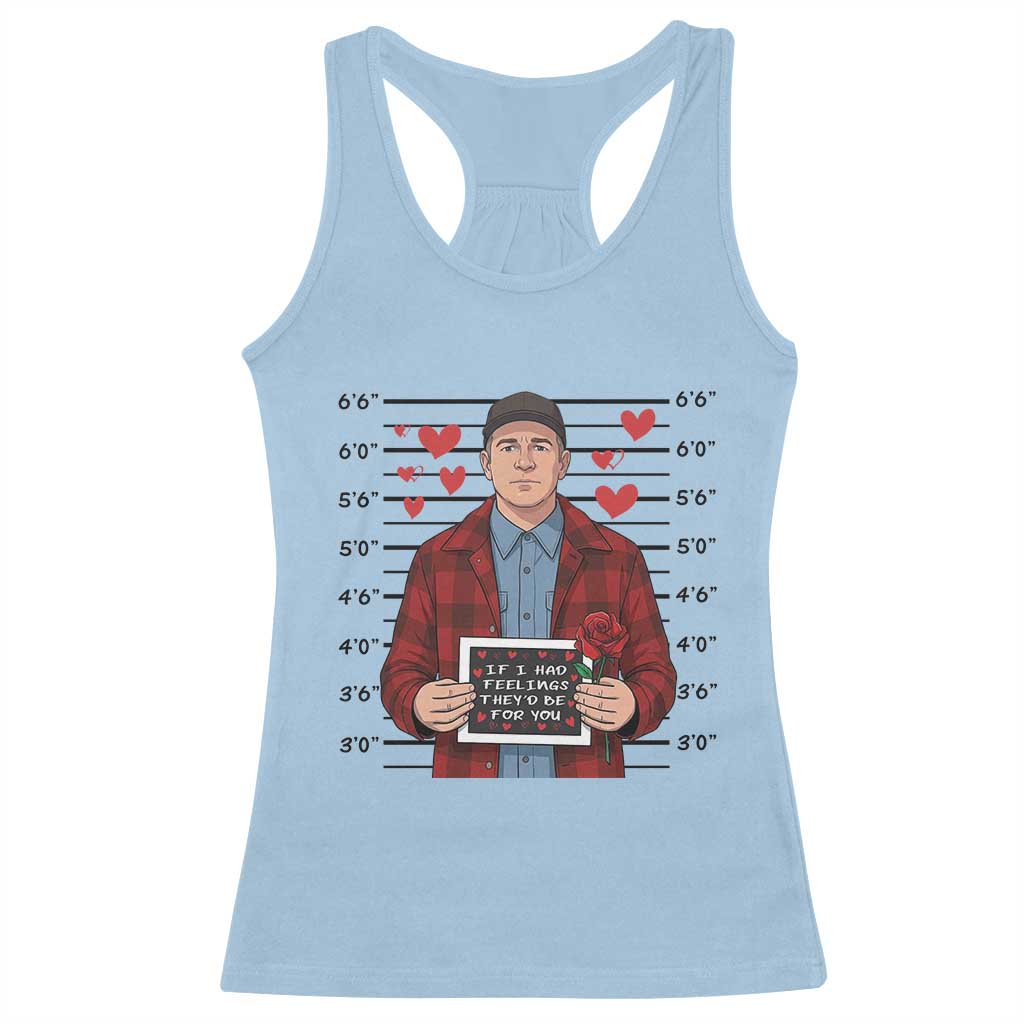 Ed Gein Valentine Meme Racerback Tank Top Funny Horror Movie - Wonder Print Shop