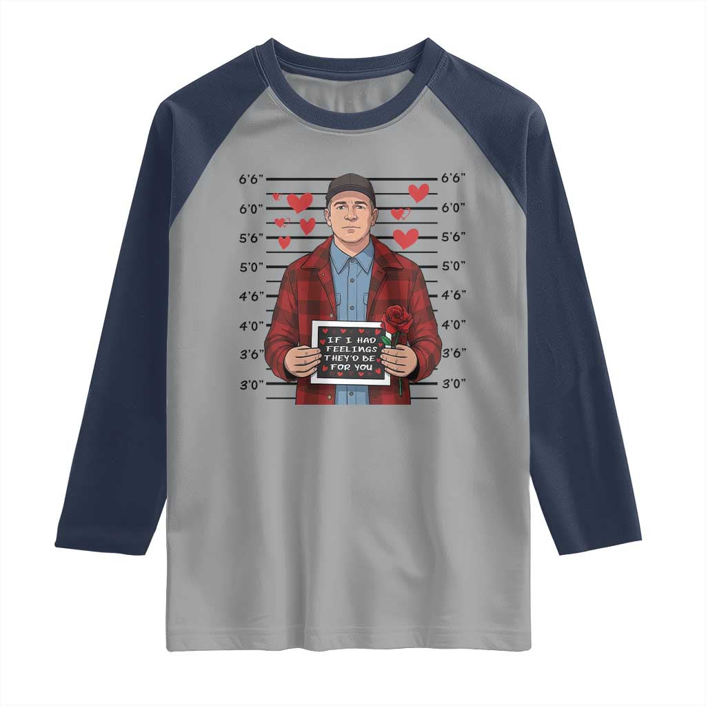 Ed Gein Valentine Meme Raglan Shirt Funny Horror Movie - Wonder Print Shop