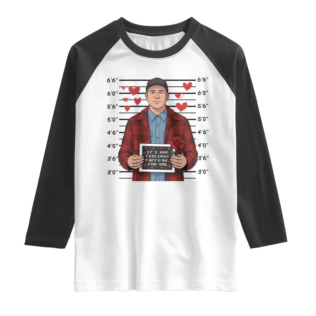 Ed Gein Valentine Meme Raglan Shirt Funny Horror Movie - Wonder Print Shop