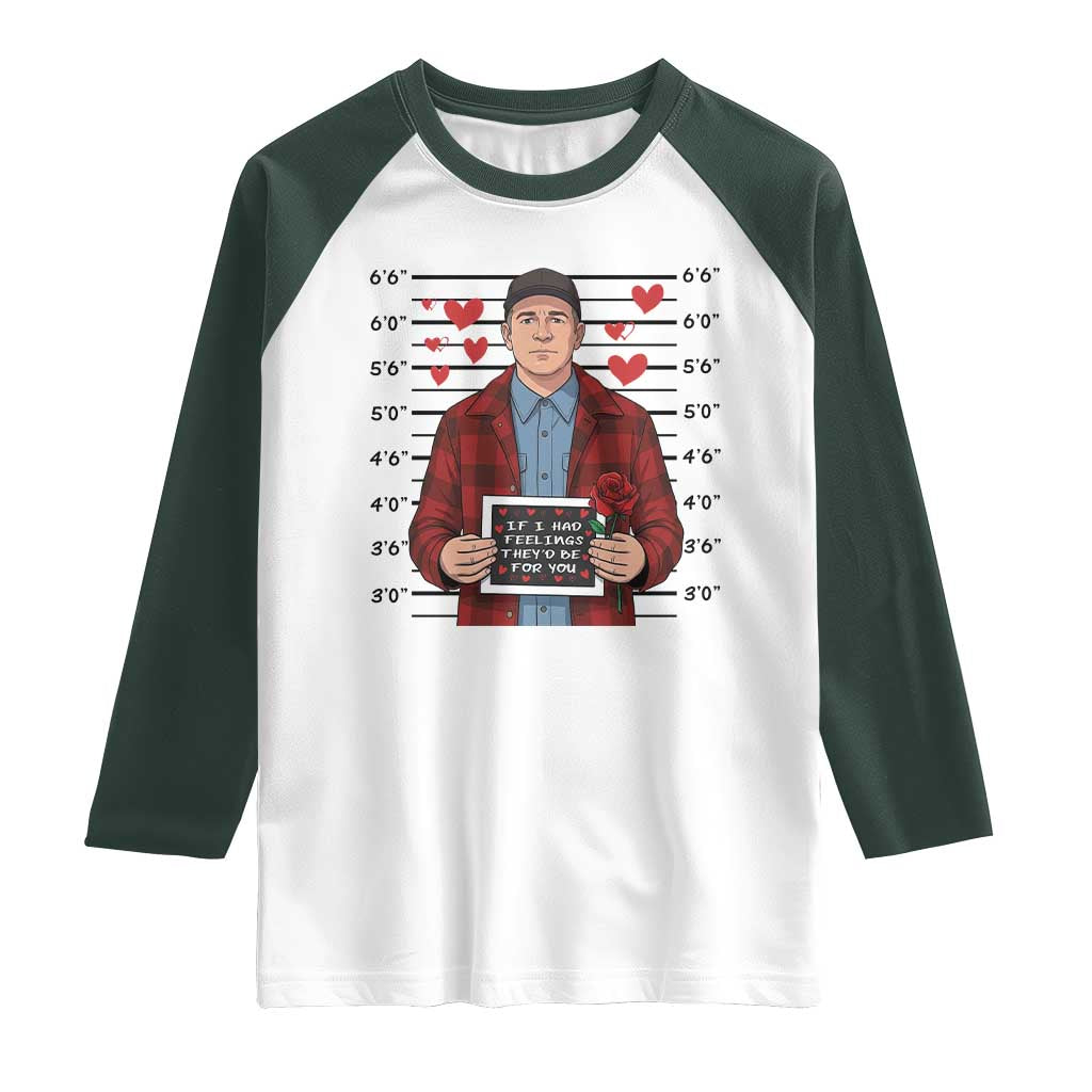 Ed Gein Valentine Meme Raglan Shirt Funny Horror Movie - Wonder Print Shop