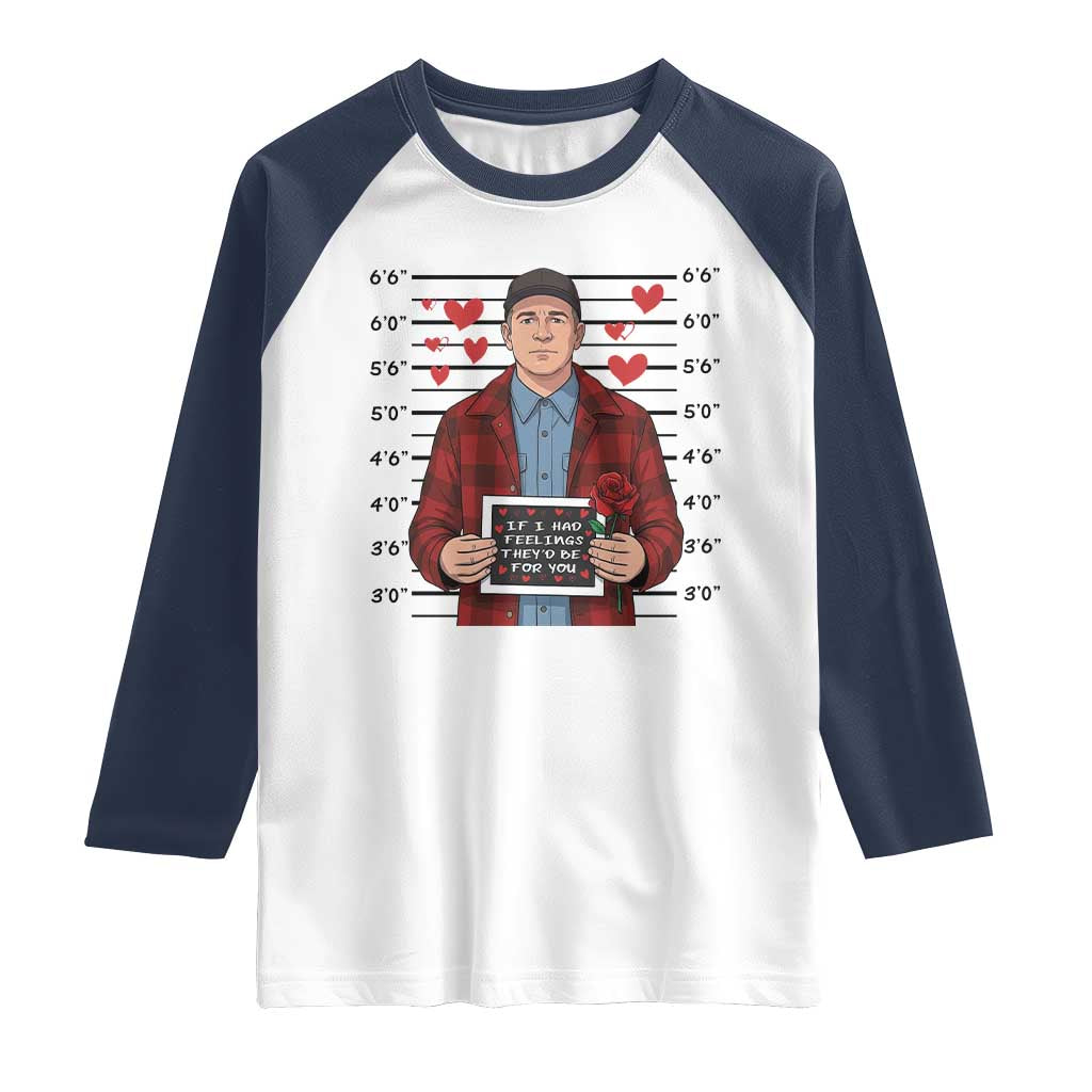 Ed Gein Valentine Meme Raglan Shirt Funny Horror Movie - Wonder Print Shop