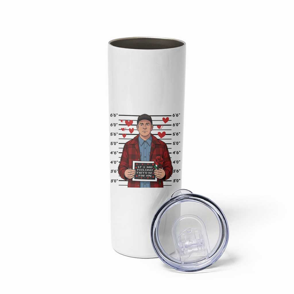 Ed Gein Valentine Meme Skinny Tumbler Funny Horror Movie - Wonder Print Shop