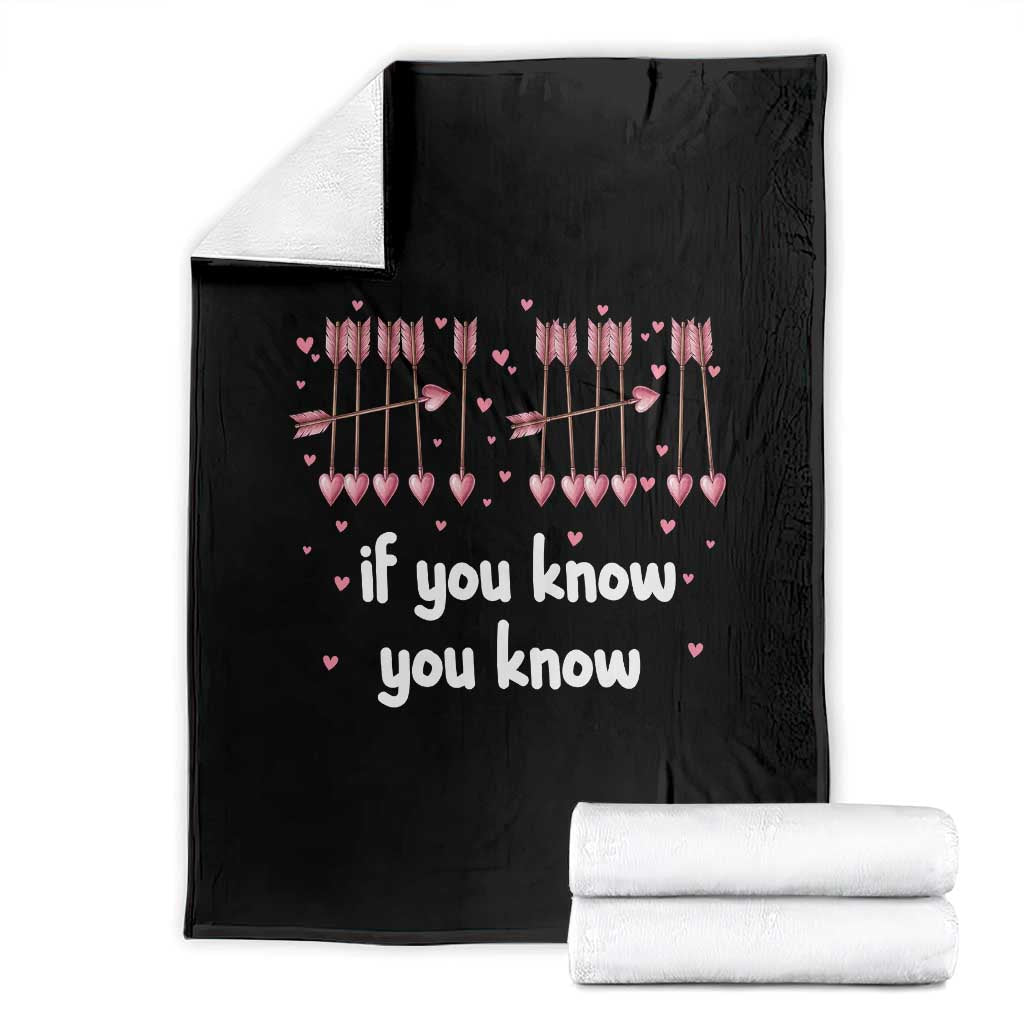 67 Valetines Meme Throw Blanket Funny Six Seven If You Know - Wonder Print Shop