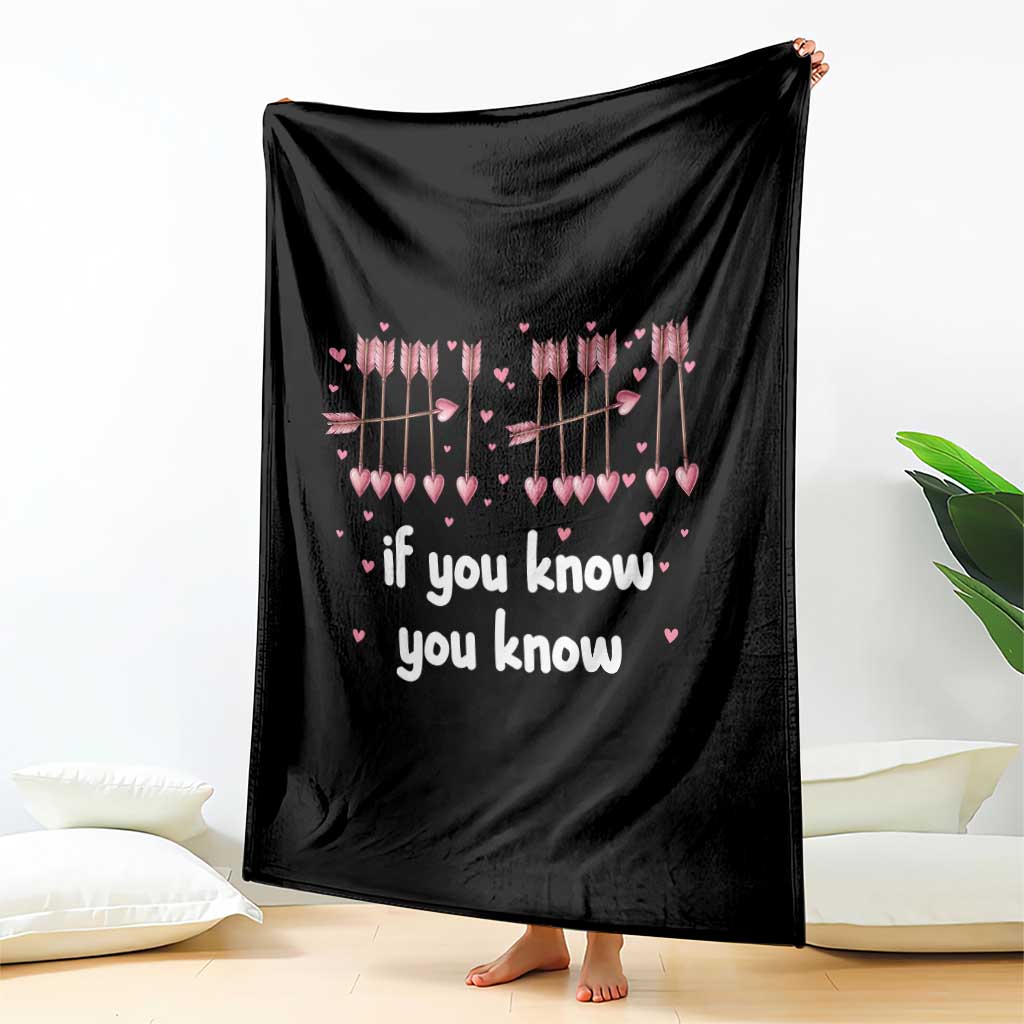 67 Valetines Meme Throw Blanket Funny Six Seven If You Know - Wonder Print Shop