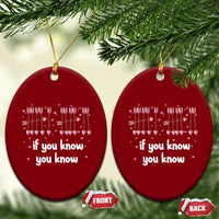67 Valetines Meme Ceramic Ornament Funny Six Seven If You Know - Wonder Print Shop