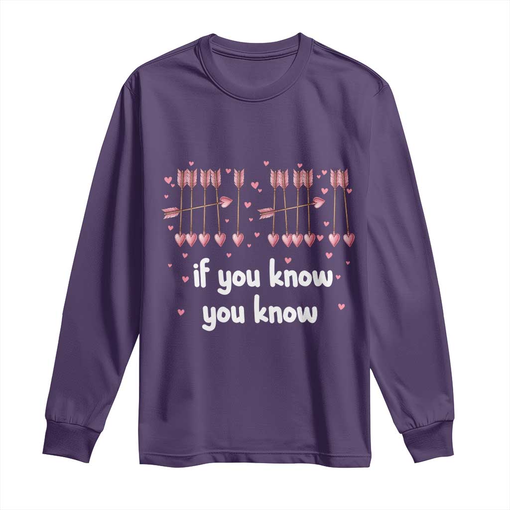 67 Valetines Meme Long Sleeve Shirt Funny Six Seven If You Know - Wonder Print Shop