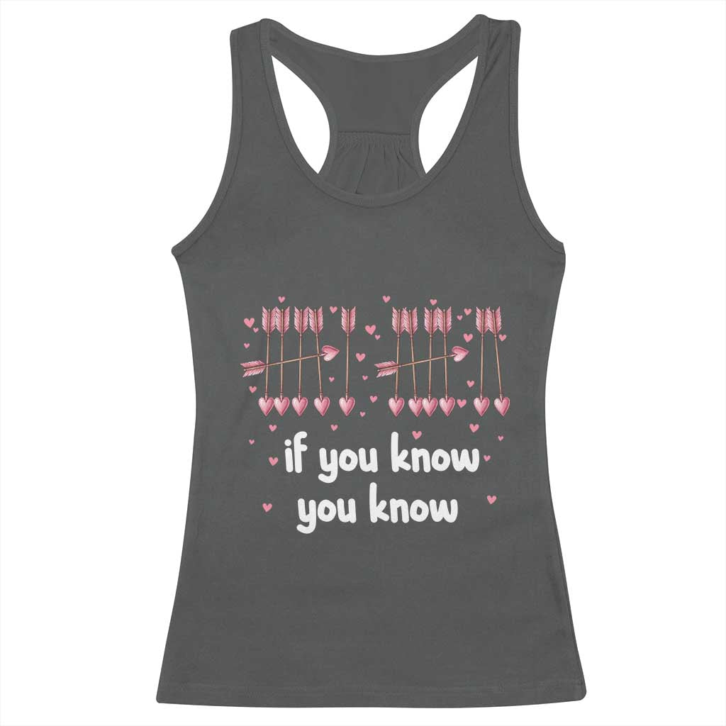 67 Valetines Meme Racerback Tank Top Funny Six Seven If You Know - Wonder Print Shop