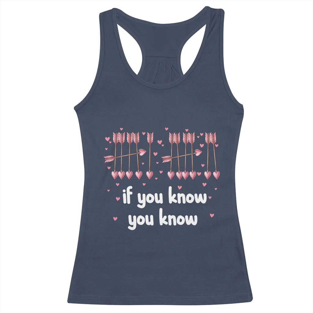 67 Valetines Meme Racerback Tank Top Funny Six Seven If You Know - Wonder Print Shop