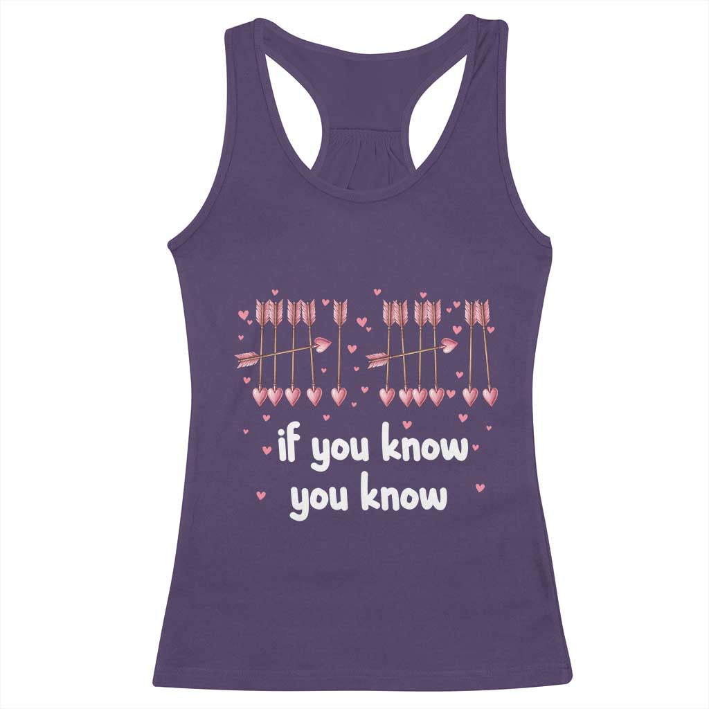 67 Valetines Meme Racerback Tank Top Funny Six Seven If You Know - Wonder Print Shop