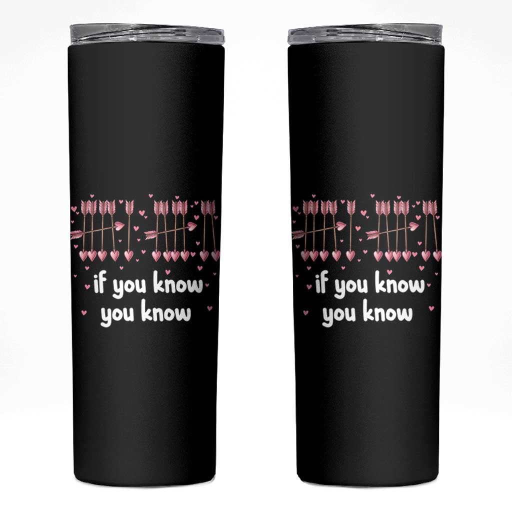 67 Valetines Meme Skinny Tumbler Funny Six Seven If You Know - Wonder Print Shop