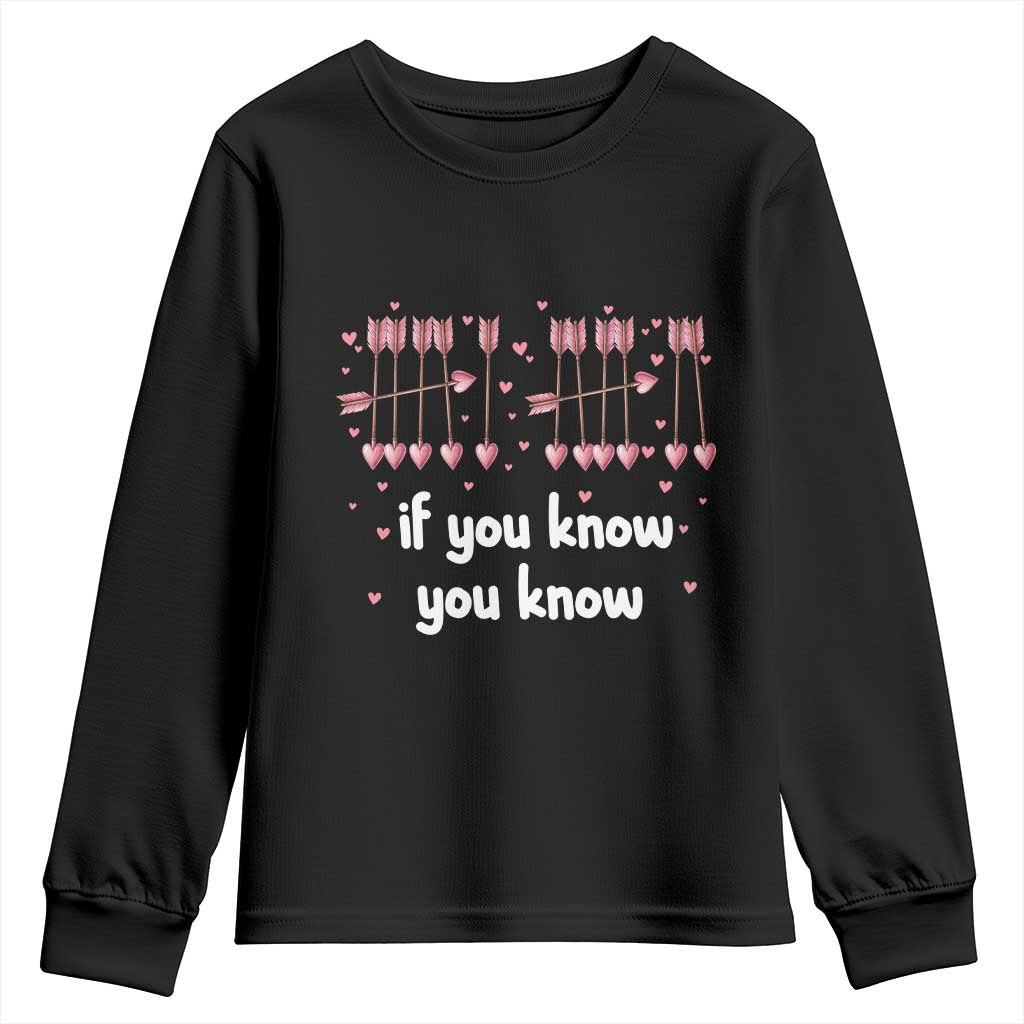 67 Valetines Meme Youth Sweatshirt Funny Six Seven If You Know - Wonder Print Shop