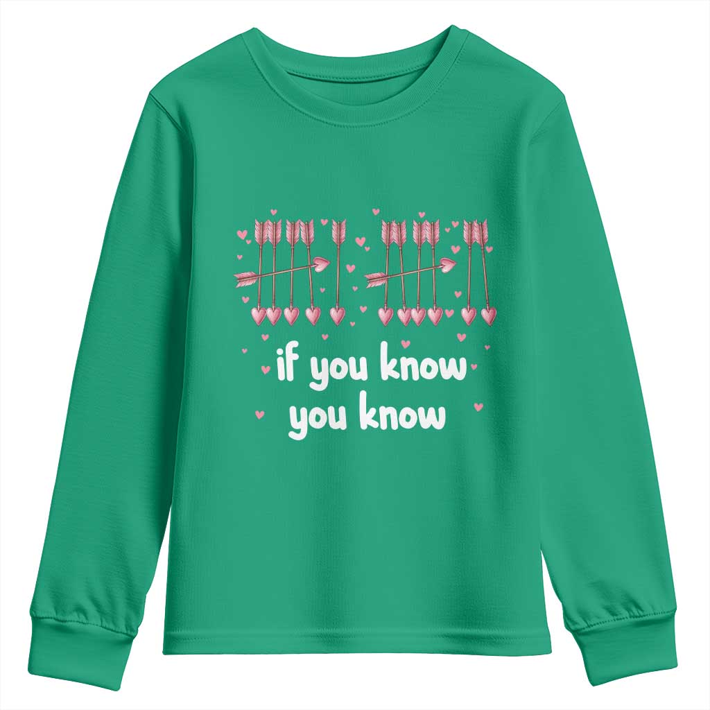 67 Valetines Meme Youth Sweatshirt Funny Six Seven If You Know - Wonder Print Shop