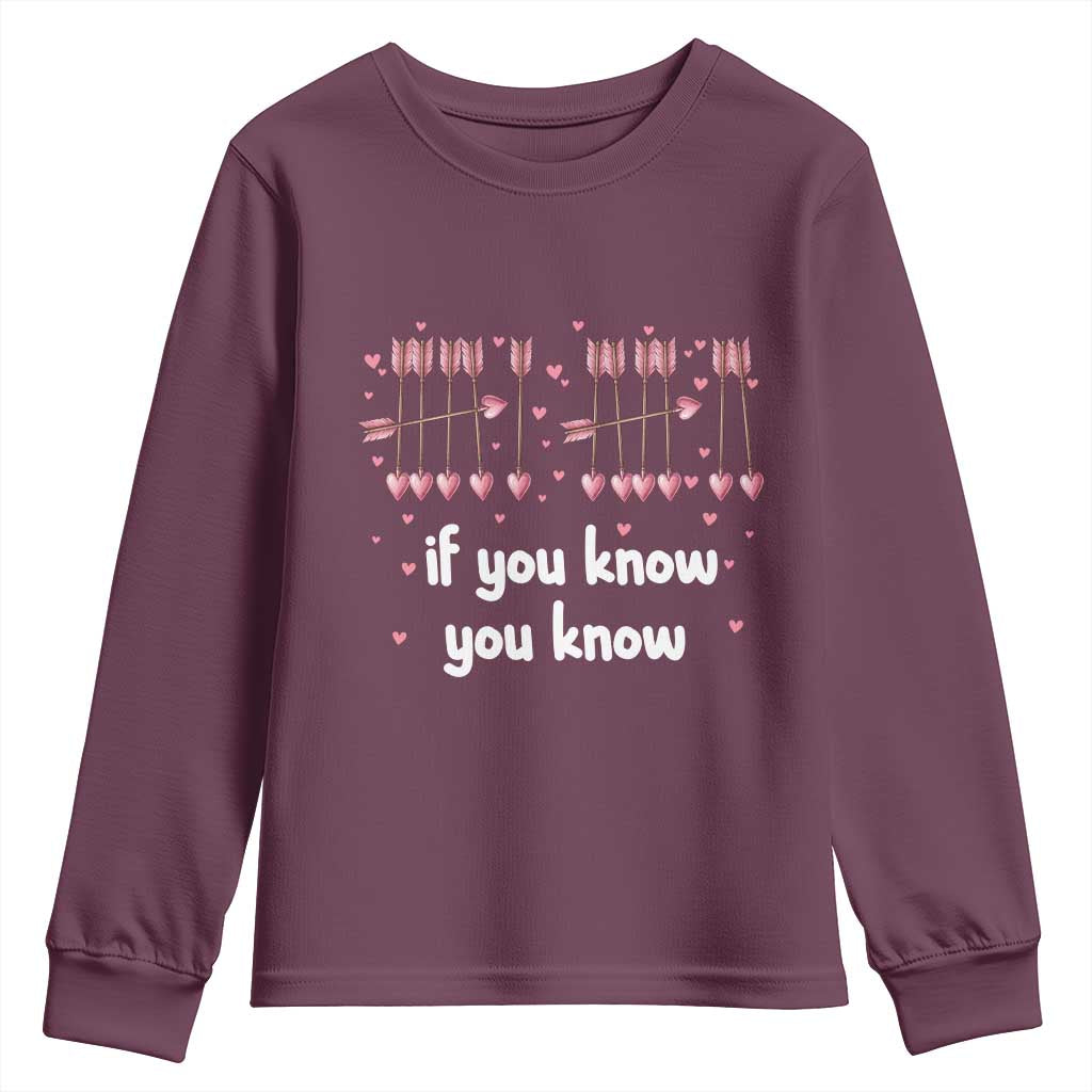67 Valetines Meme Youth Sweatshirt Funny Six Seven If You Know - Wonder Print Shop