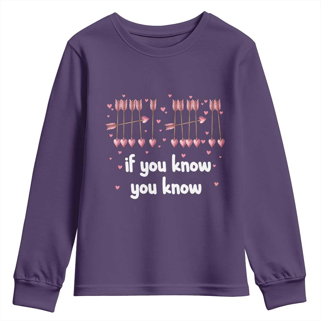 67 Valetines Meme Youth Sweatshirt Funny Six Seven If You Know - Wonder Print Shop