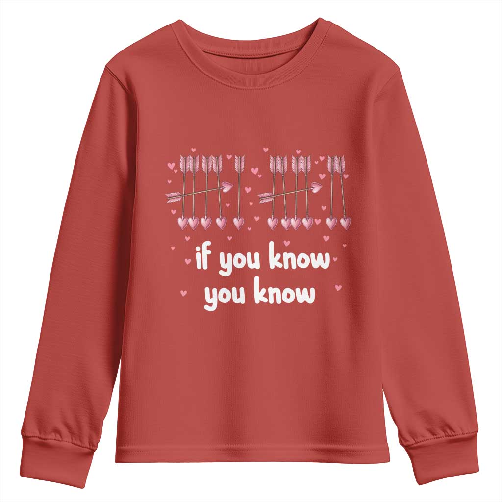 67 Valetines Meme Youth Sweatshirt Funny Six Seven If You Know - Wonder Print Shop
