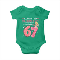 67 Valetines Meme Baby Onesie Funny Teacher Sayings Six Seven - Wonder Print Shop