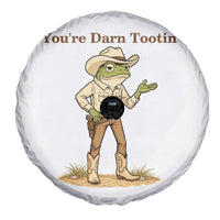 You're Darn Tootin Spare Tire Cover Funny Cowboy Frog Meme
