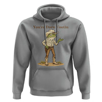 You're Darn Tootin Hoodie Funny Cowboy Frog Meme