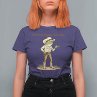 You're Darn Tootin T Shirt For Women Funny Cowboy Frog Meme